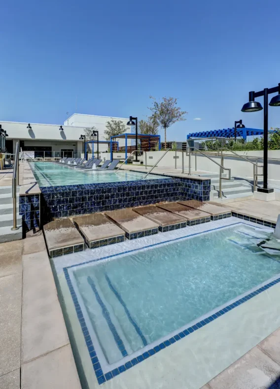 Rendering of The Mark’s pool deck 